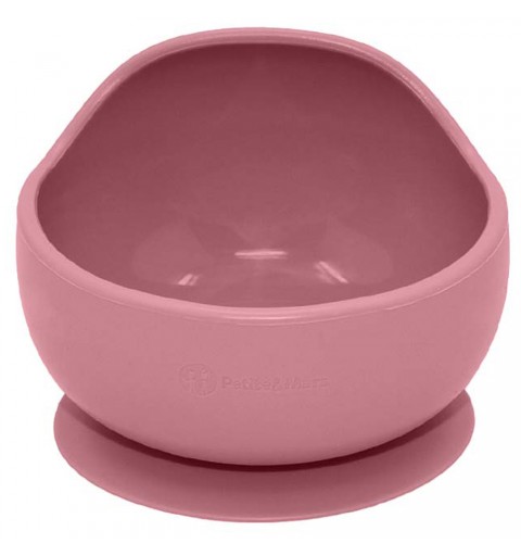 Petite& Mars Take&Match - silikonowa miseczka z przyssawką   6m+ | Dusty Rose